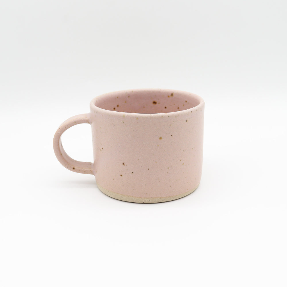 
                  
                    DOR & TAN | Short Handmade mug -  PINK & SPECKLED
                  
                
