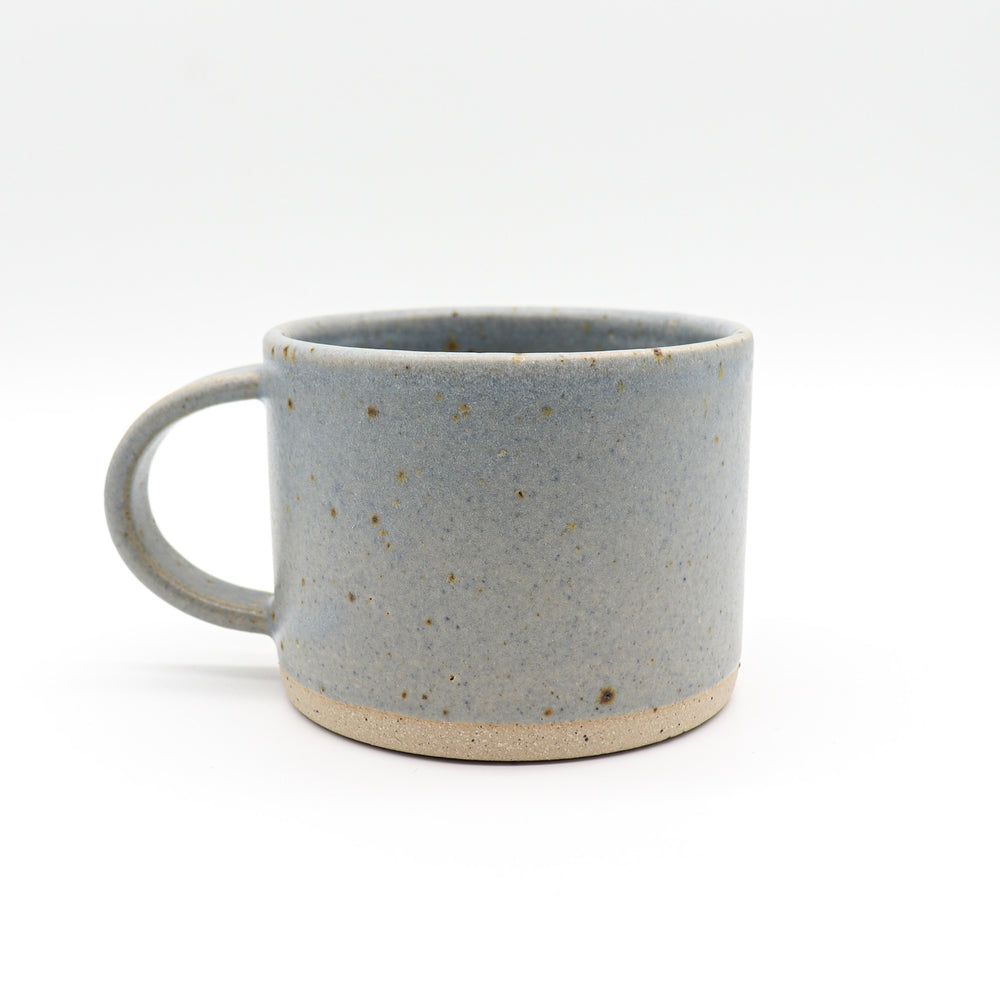 
                  
                    DOR & TAN | Short Handmade mug -  LINEN BLUE & SPECKLED
                  
                