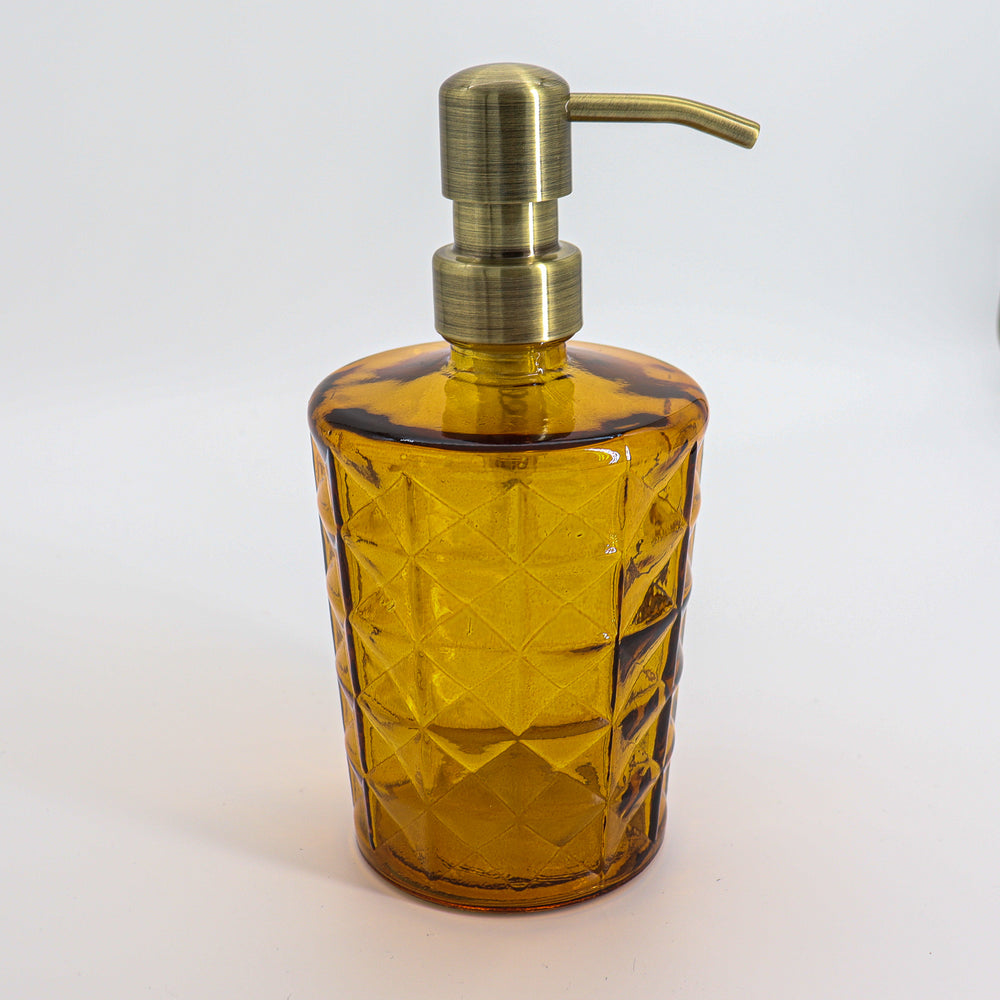 
                  
                    Recycled glass soap dispenser - vintage yellow
                  
                