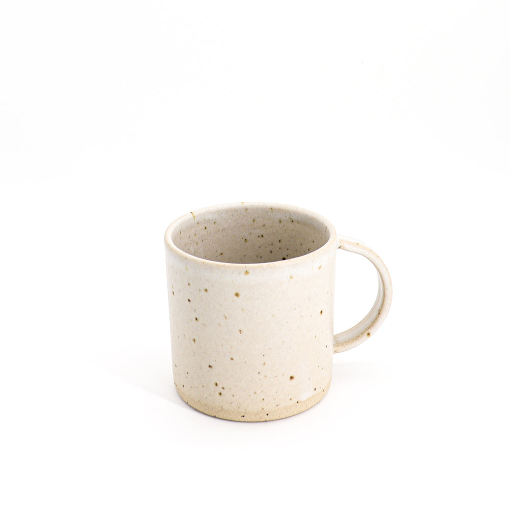 DOR & TAN | Handmade mug - MATTE WHITE & SPECKLED