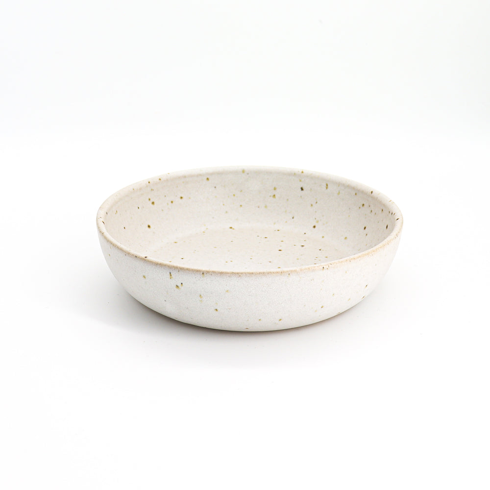 Handmade Pasta Bowl - MATTE WHITE & SPECKLE