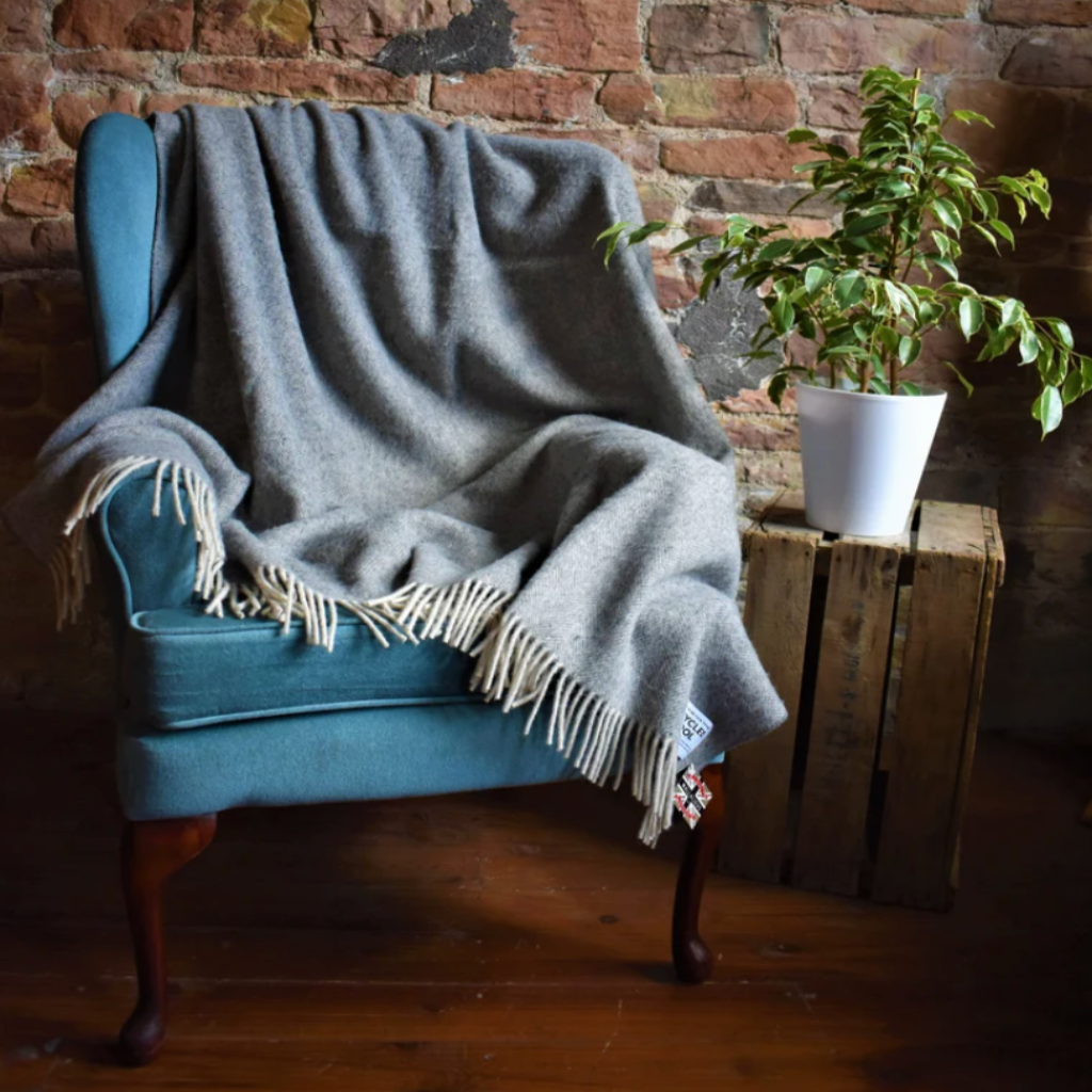 
                  
                    Recycled Wool Blanket/Throw (Grey)
                  
                