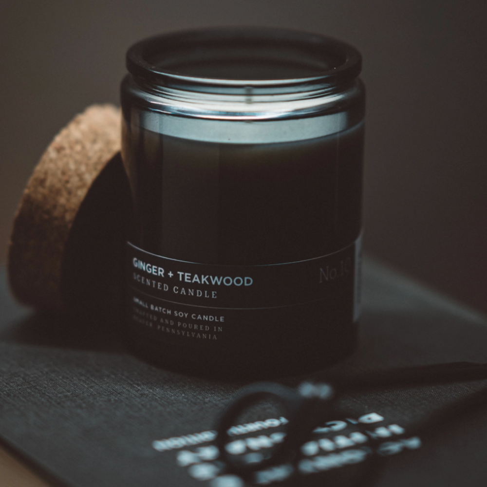 
                  
                    Ginger & Teakwood  - Hand Poured Soy Candle
                  
                